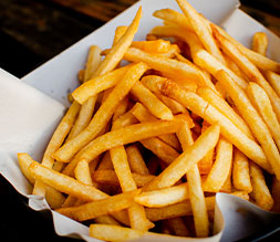 Yummy fries available at Bridge Doner